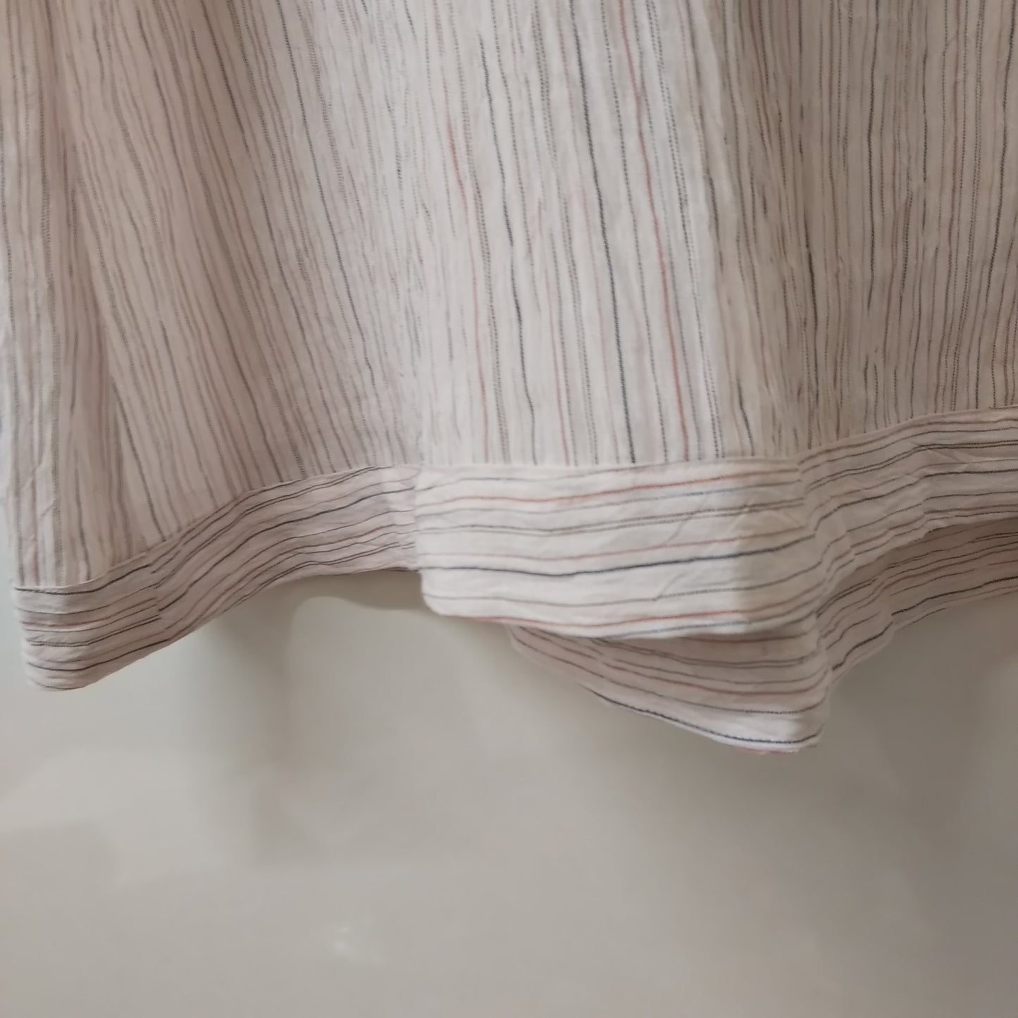 小千谷縮 ロールカラーワンピース